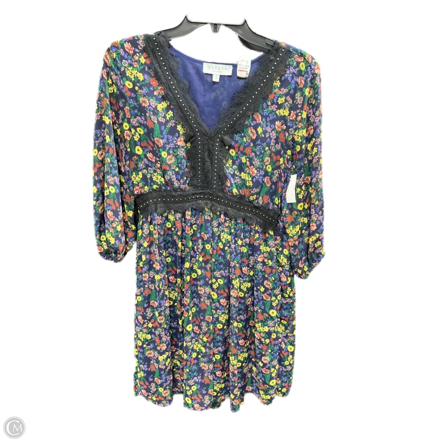 Dress Casual Short By Hayden La In Floral Print, Size: M