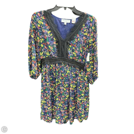 Dress Casual Short By Hayden La In Floral Print, Size: M
