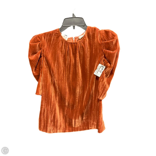 Top Short Sleeve By Wayf In Orange, Size: Xs