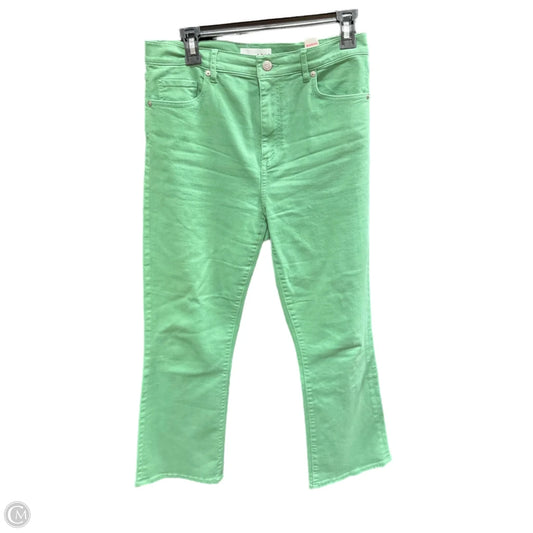 Jeans Straight By Loft In Green, Size: 4