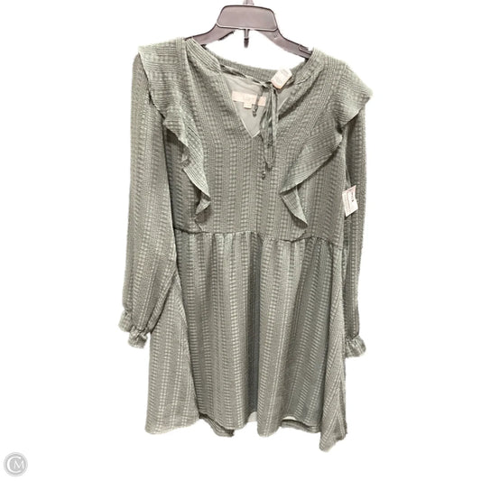 Dress Casual Midi By Loft In Green, Size: M