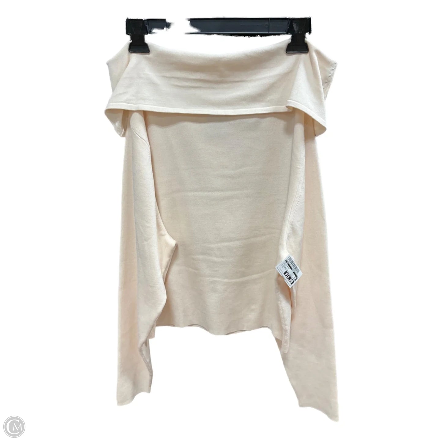 Top Long Sleeve Basic By Cmc In Cream, Size: L
