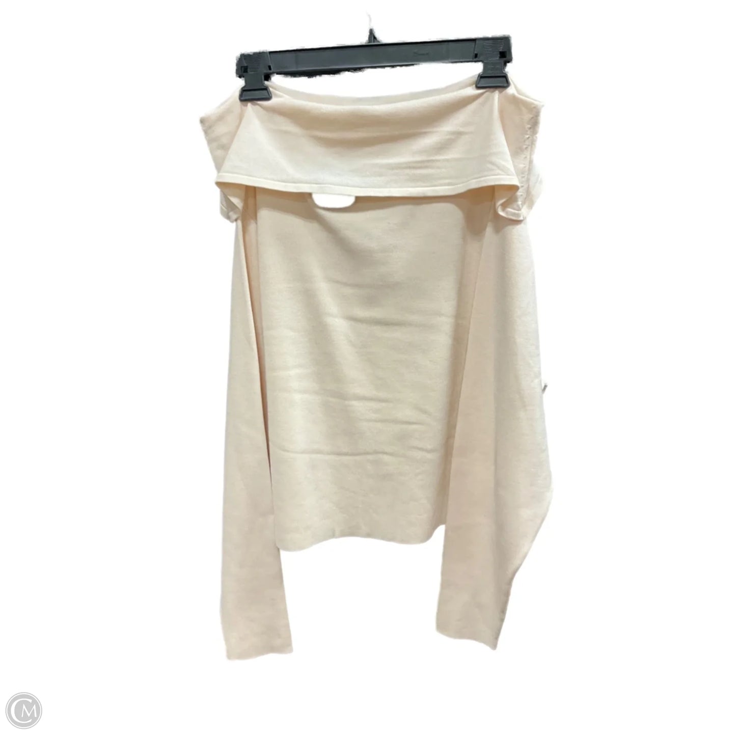 Top Long Sleeve Basic By Cmc In Cream, Size: L
