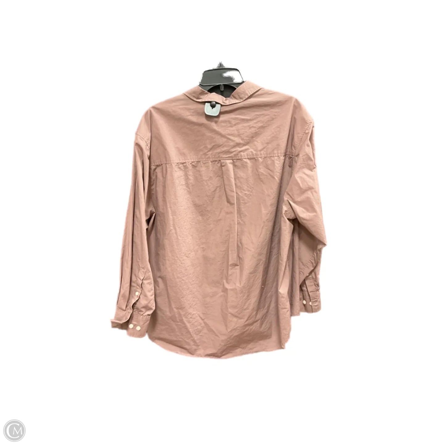 Blouse Long Sleeve By Gap In Purple, Size: L