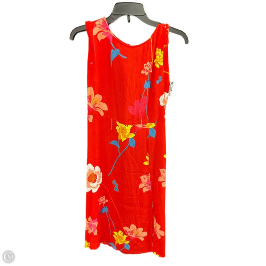 Dress Casual Midi By Loft In Tropical Print, Size: 2