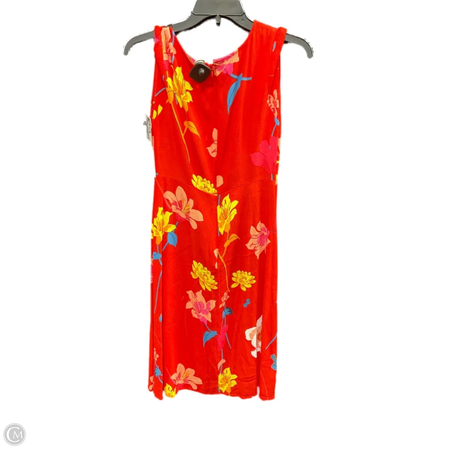 Dress Casual Midi By Loft In Tropical Print, Size: 2