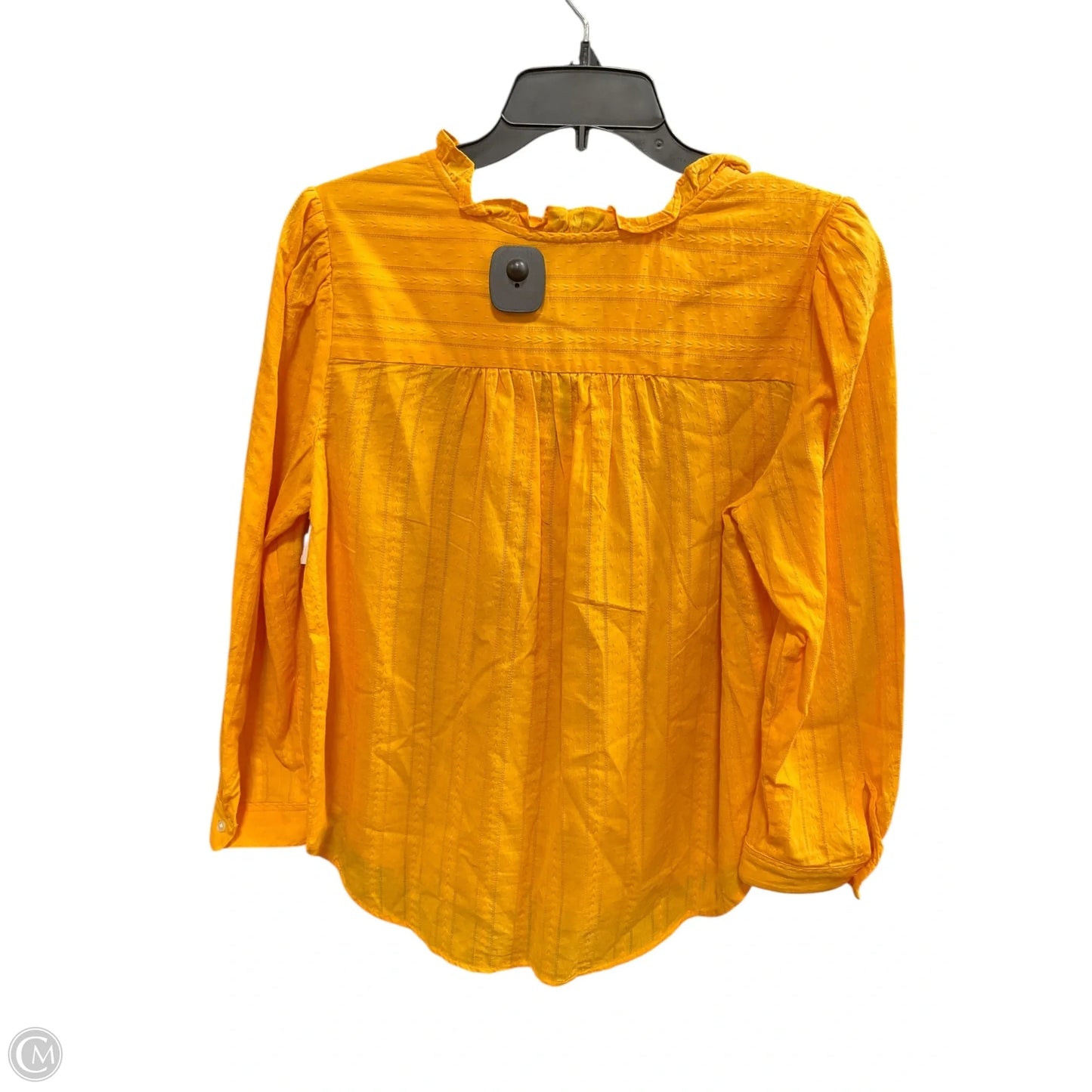 Top Long Sleeve By Loft In Yellow, Size: M
