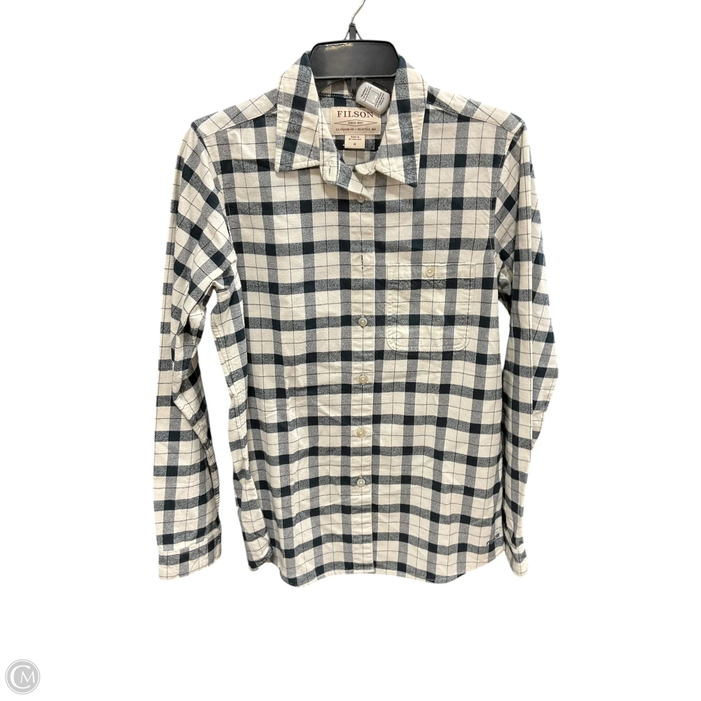 Jacket Shirt By Cma In Plaid Pattern, Size: M