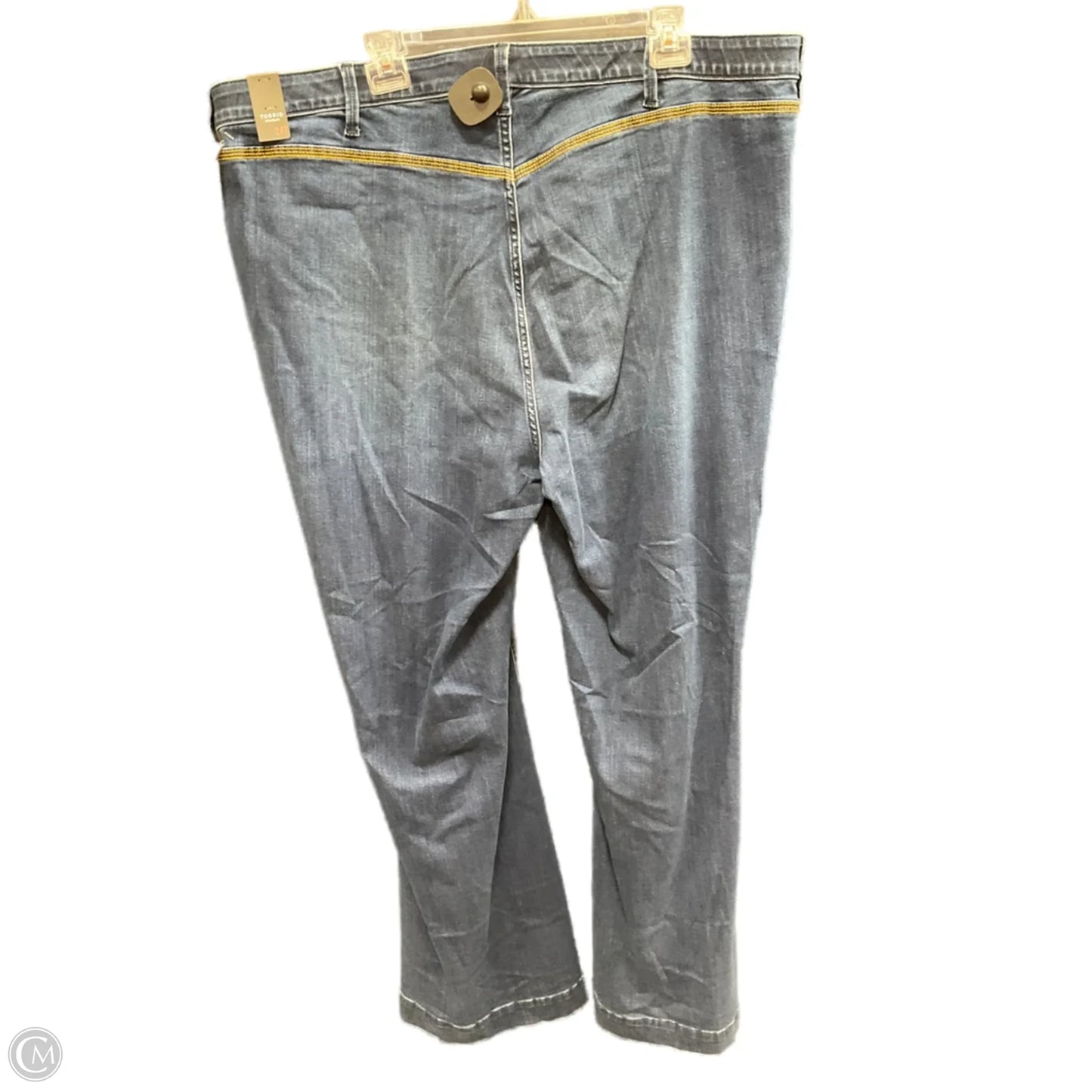 Jeans Flared By Torrid In Blue Denim, Size: 24