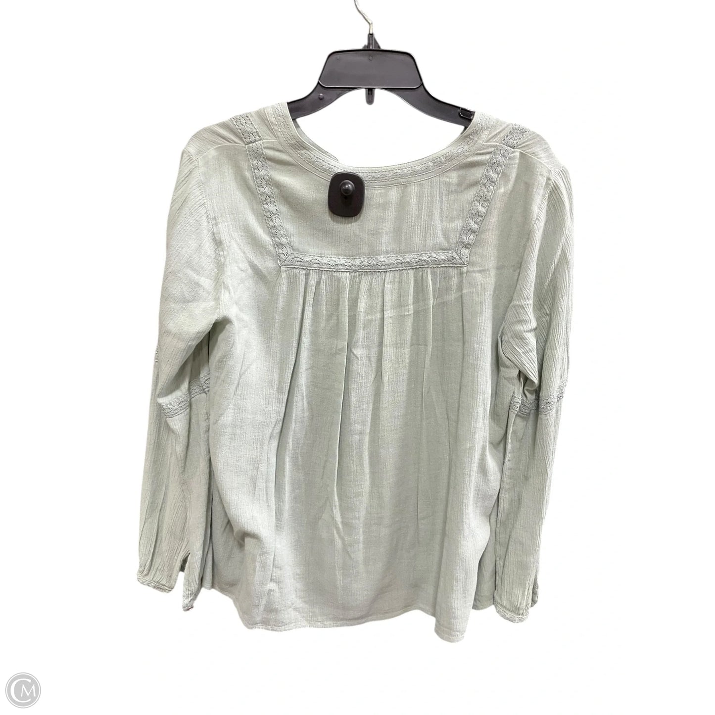 Top Long Sleeve By J. Jill In Green, Size: Xs