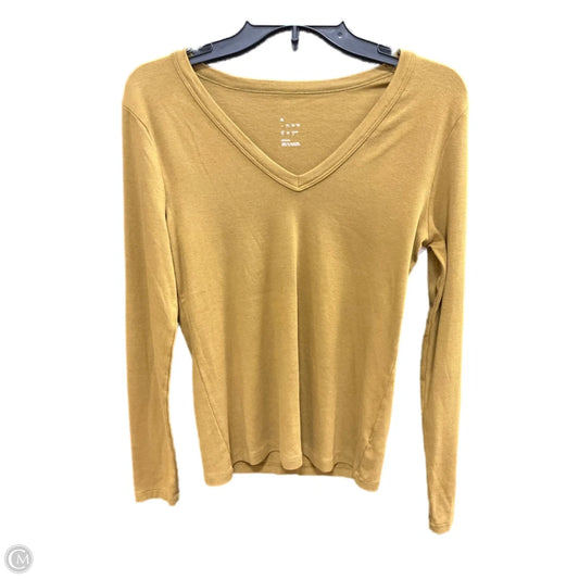 Top Long Sleeve Basic By A New Day In Green, Size: S