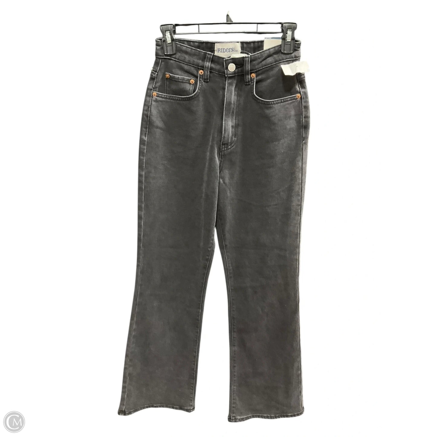 Jeans Flared By Riders In Black, Size: 6