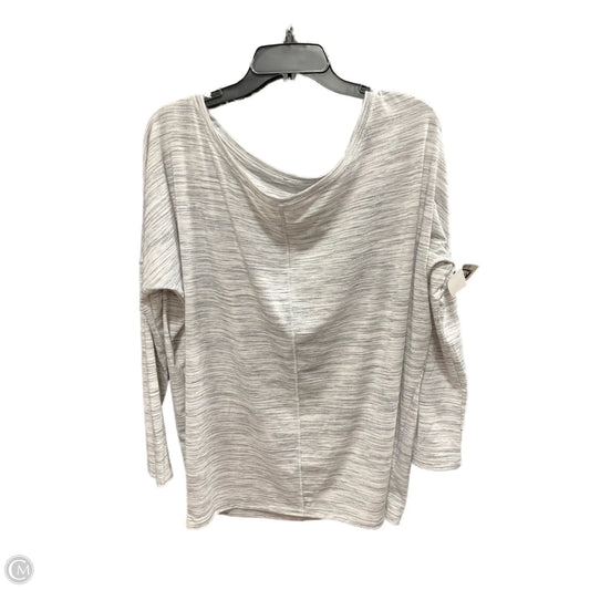 Top Long Sleeve By Athleta In Grey, Size: M