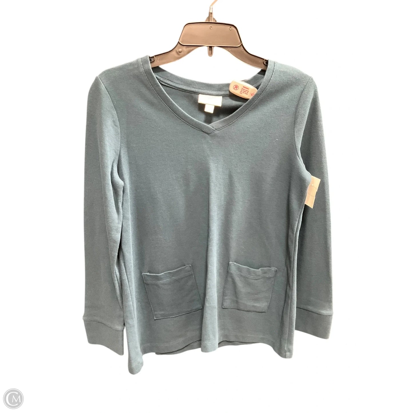 Top Long Sleeve By J. Jill In Teal, Size: Xs