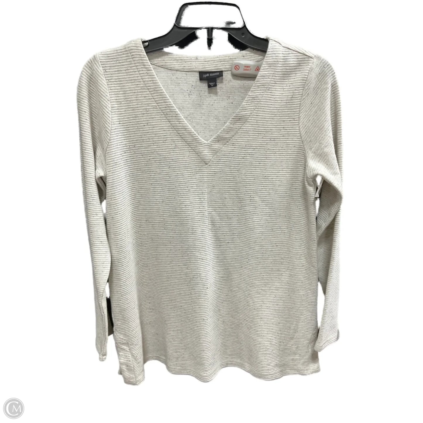 Top Long Sleeve Basic By J. Jill In Beige, Size: Xs