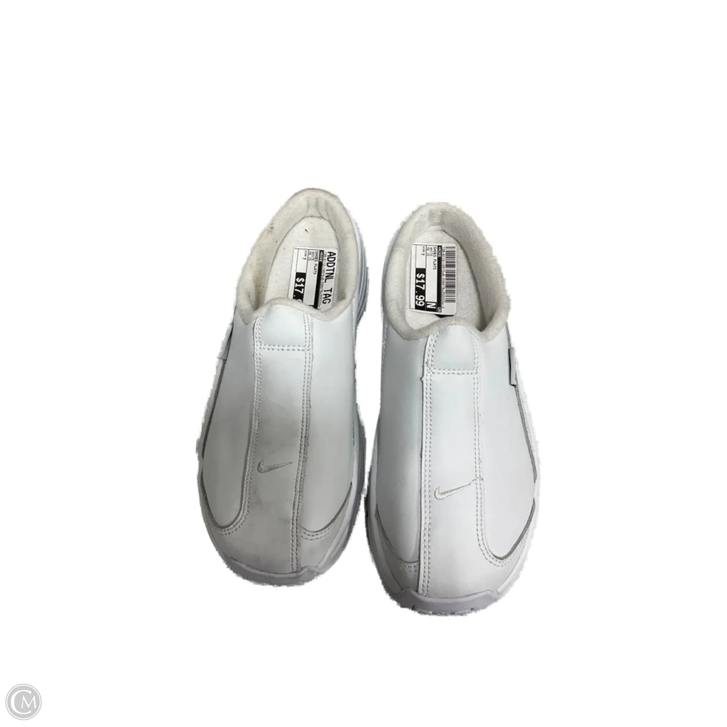 Shoes Flats By Nike In White, Size: 7