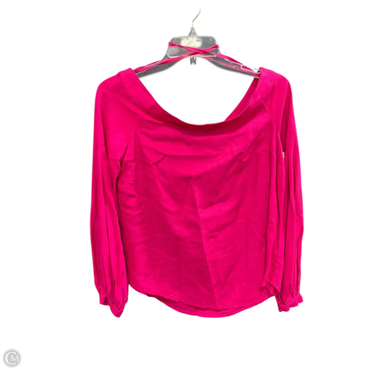 Top Long Sleeve By Floreat In Pink, Size: Xs
