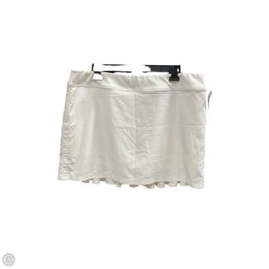 Athletic Skort By Vineyard Vines In White, Size: Xl