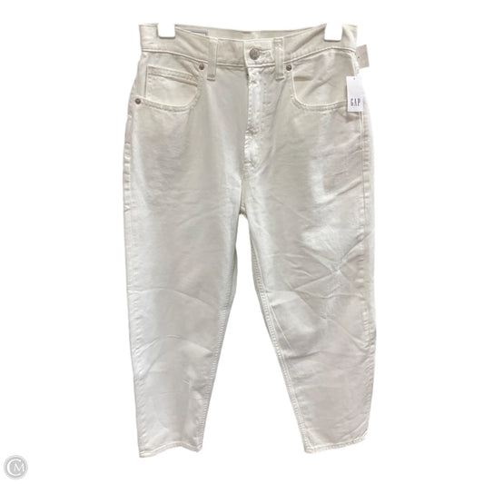 Jeans Boyfriend By Gap In White, Size: 2