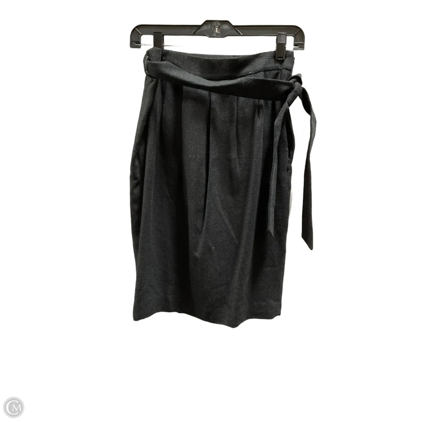 Skirt Midi By Ann Taylor In Grey, Size: Xs