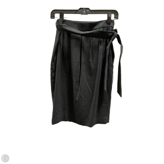 Skirt Midi By Ann Taylor In Grey, Size: Xs