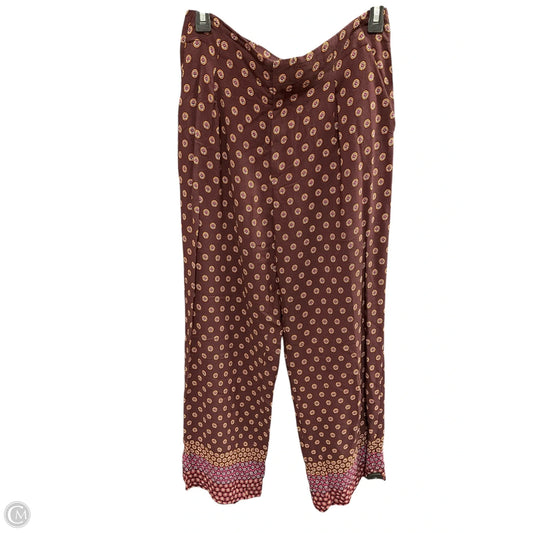 Pants Wide Leg By Anthropologie In Mauve, Size: 4