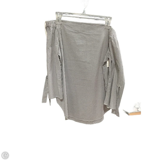 Top 3/4 Sleeve By Babaton In Checkered Pattern, Size: S