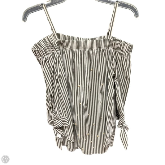 Top Long Sleeve By A Byer In Striped Pattern, Size: M