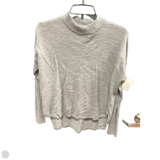 Top Long Sleeve Basic By Madewell In Grey, Size: S