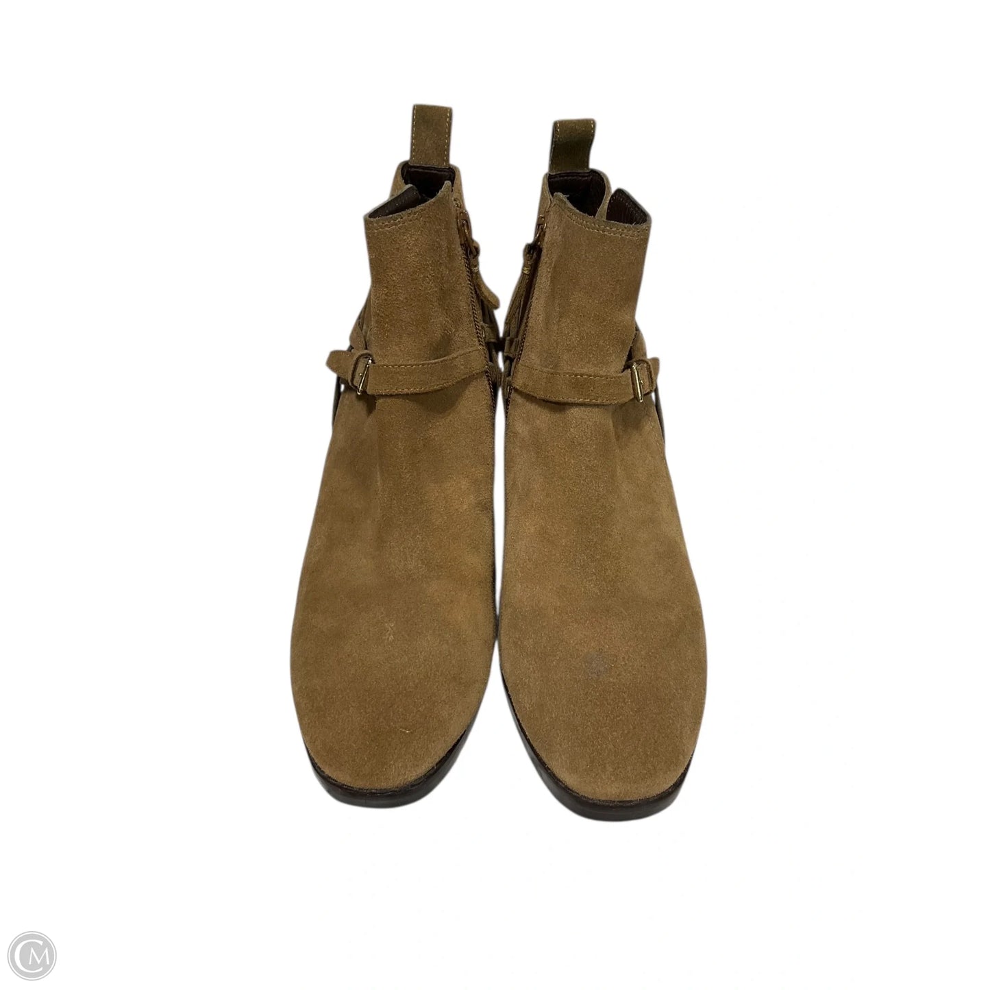 Boots Ankle Heels By Cole-haan In Brown, Size: 8.5