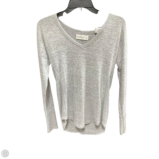 Top Long Sleeve Basic By Abercrombie And Fitch In Grey, Size: Xs