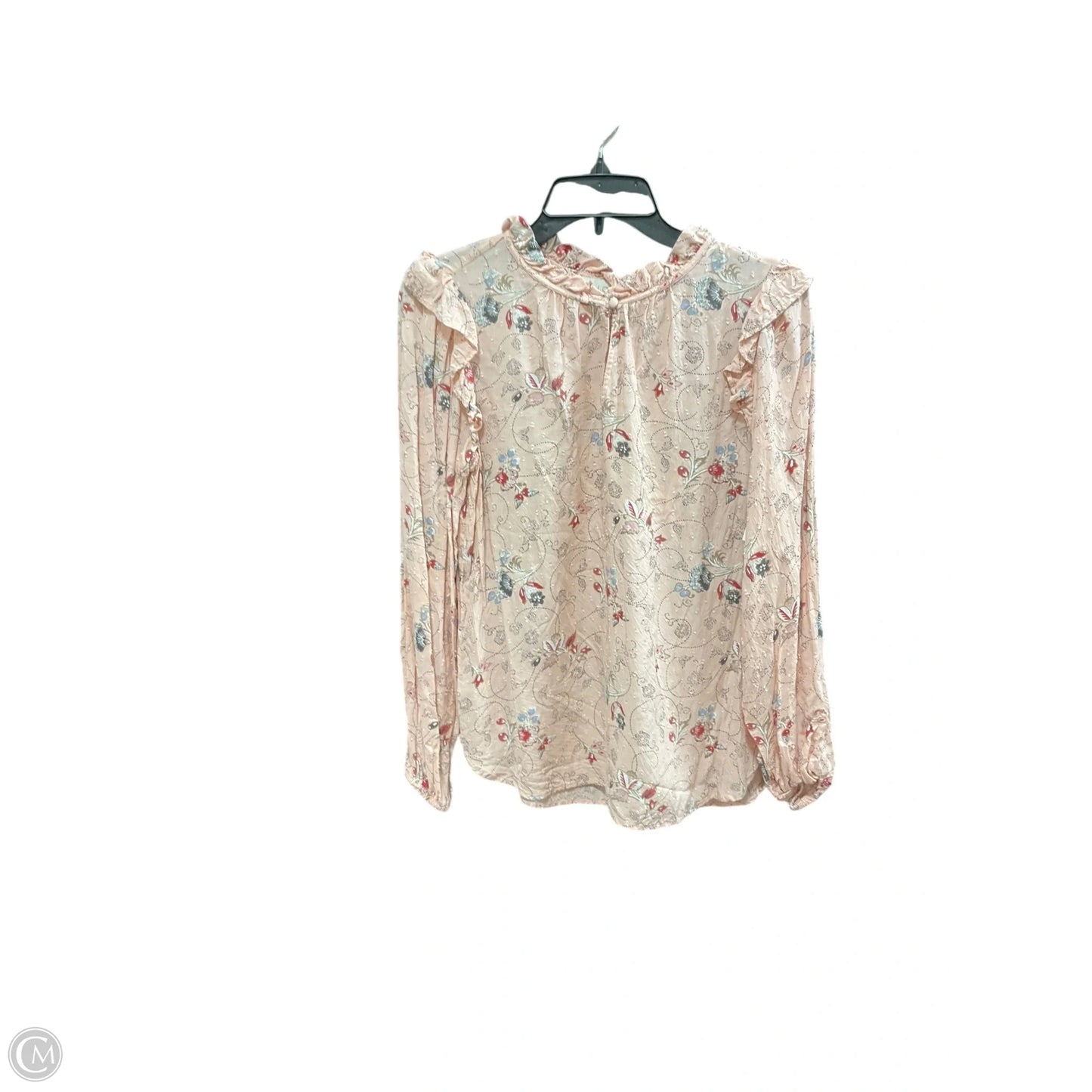 Top Long Sleeve By Loft In Pink, Size: S