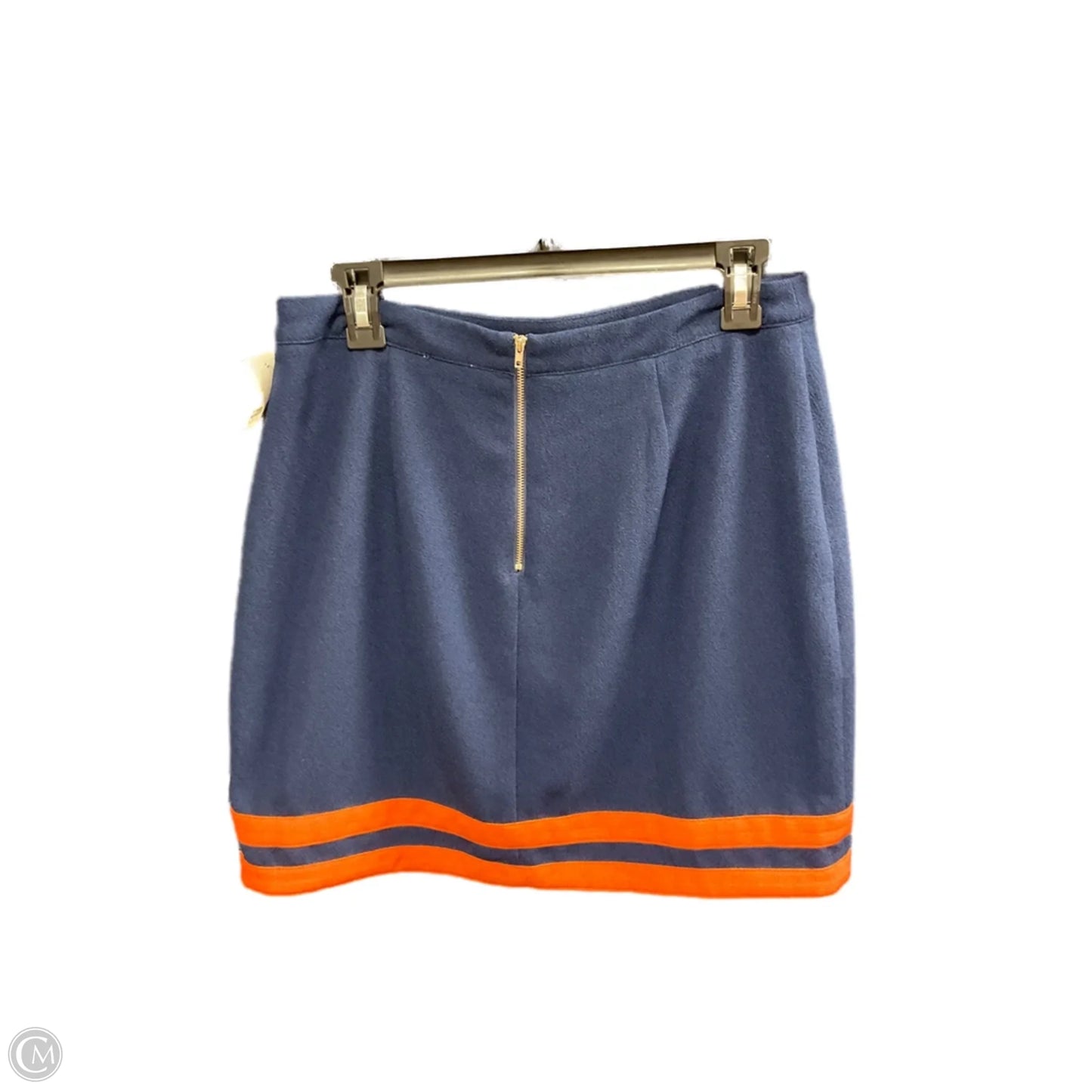 Skirt Midi By Pixley In Blue & Orange, Size: M