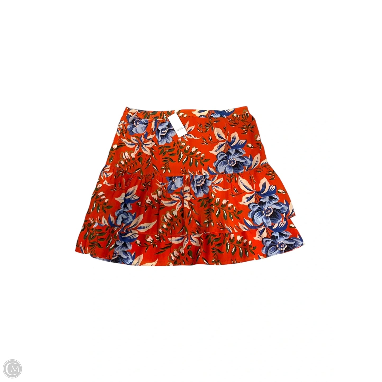 Skirt Midi By Loft In Tropical Print, Size: S
