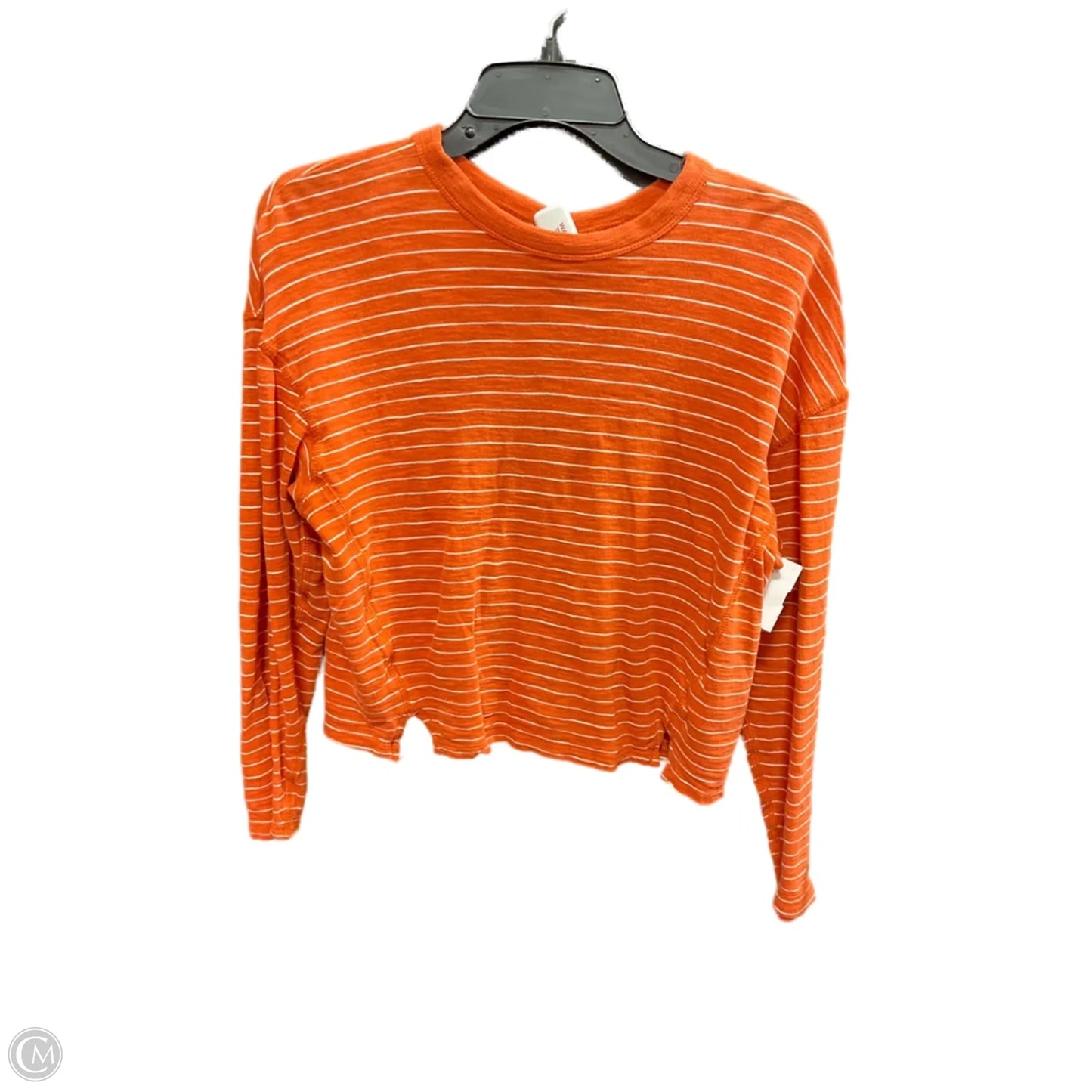 Top Long Sleeve By Madewell In Orange, Size: Xs