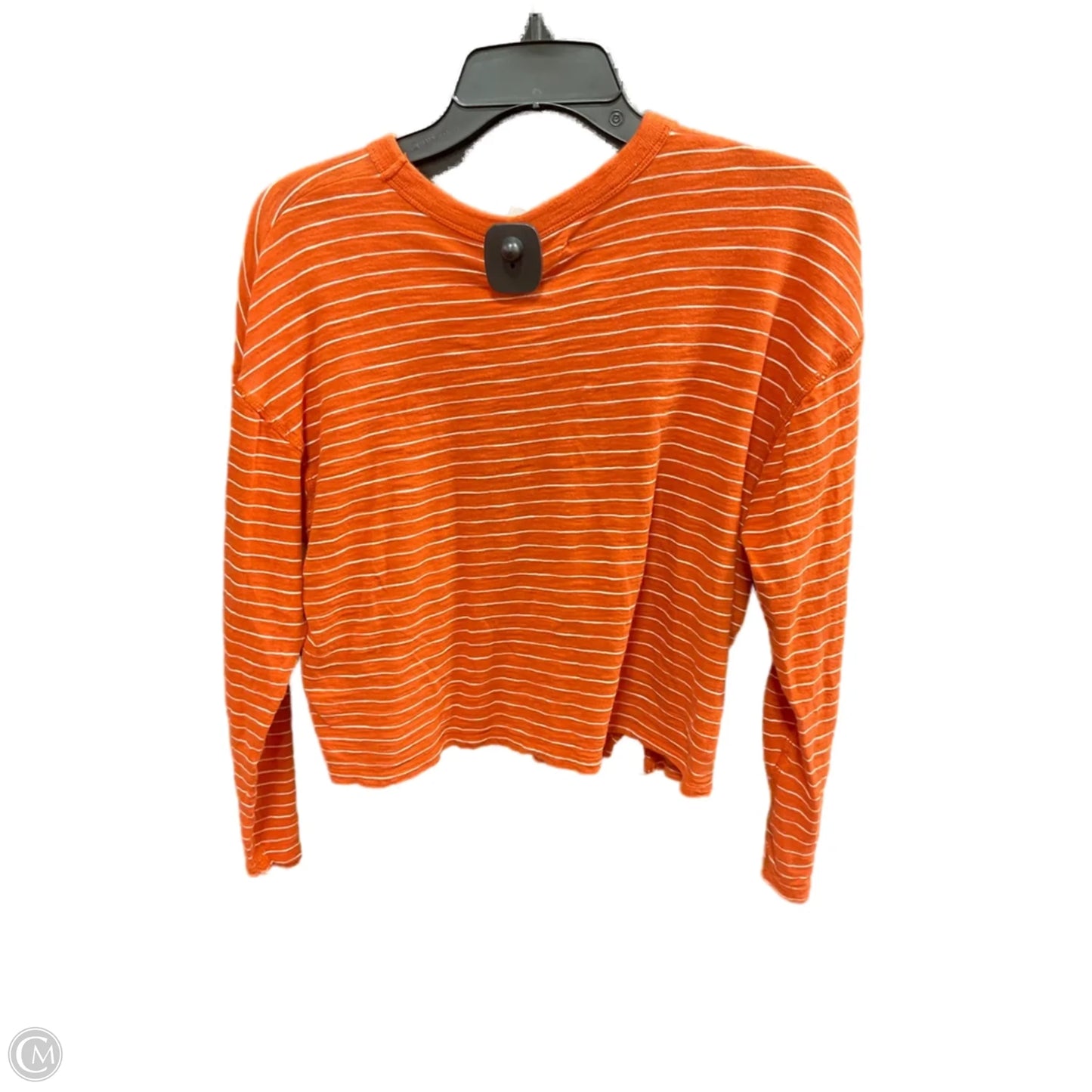 Top Long Sleeve By Madewell In Orange, Size: Xs