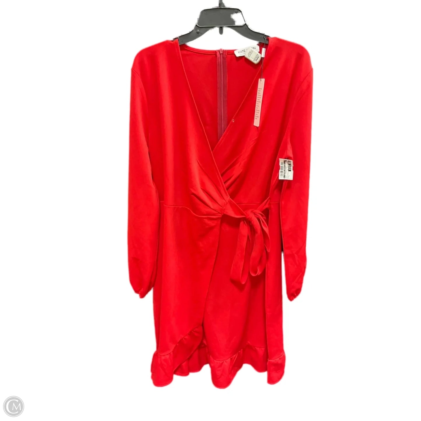 Dress Casual Midi By Clothes Mentor In Red, Size: L