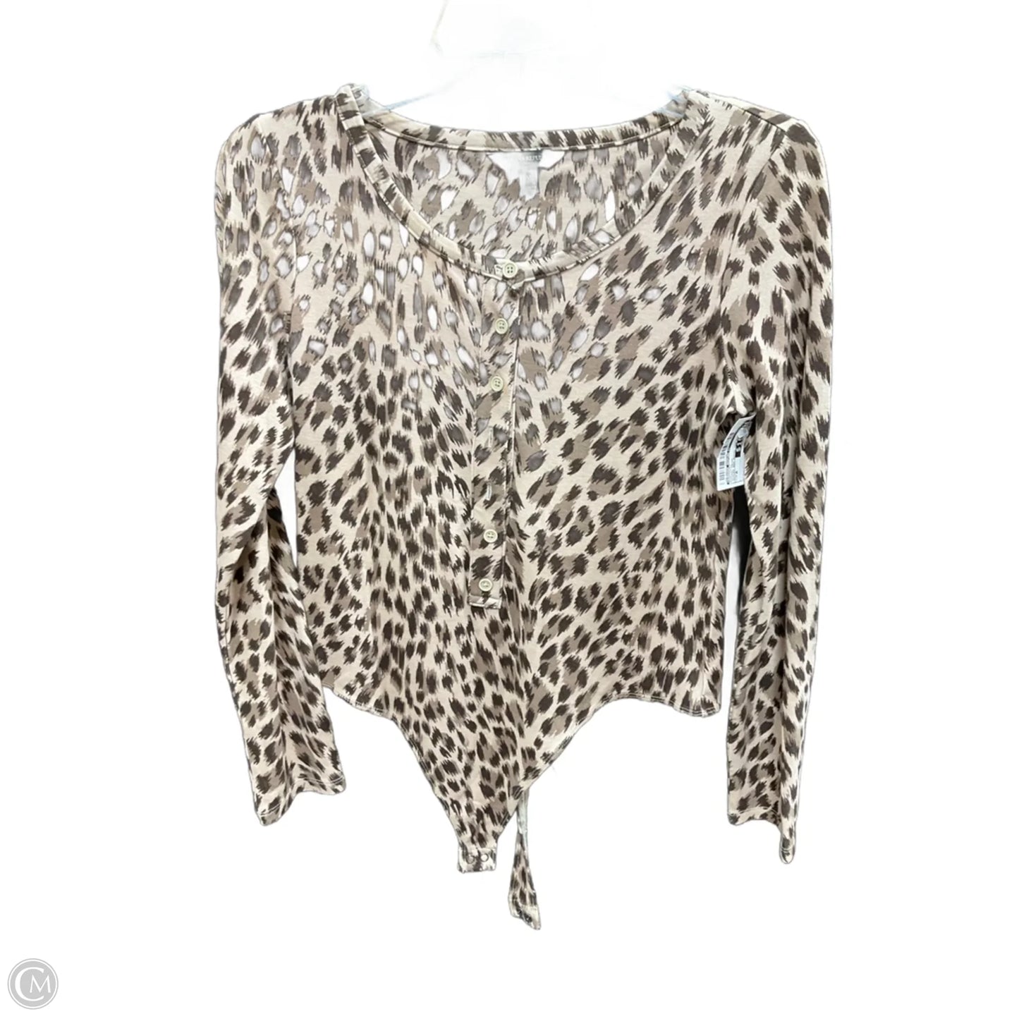 Bodysuit By Banana Republic In Animal Print, Size: M