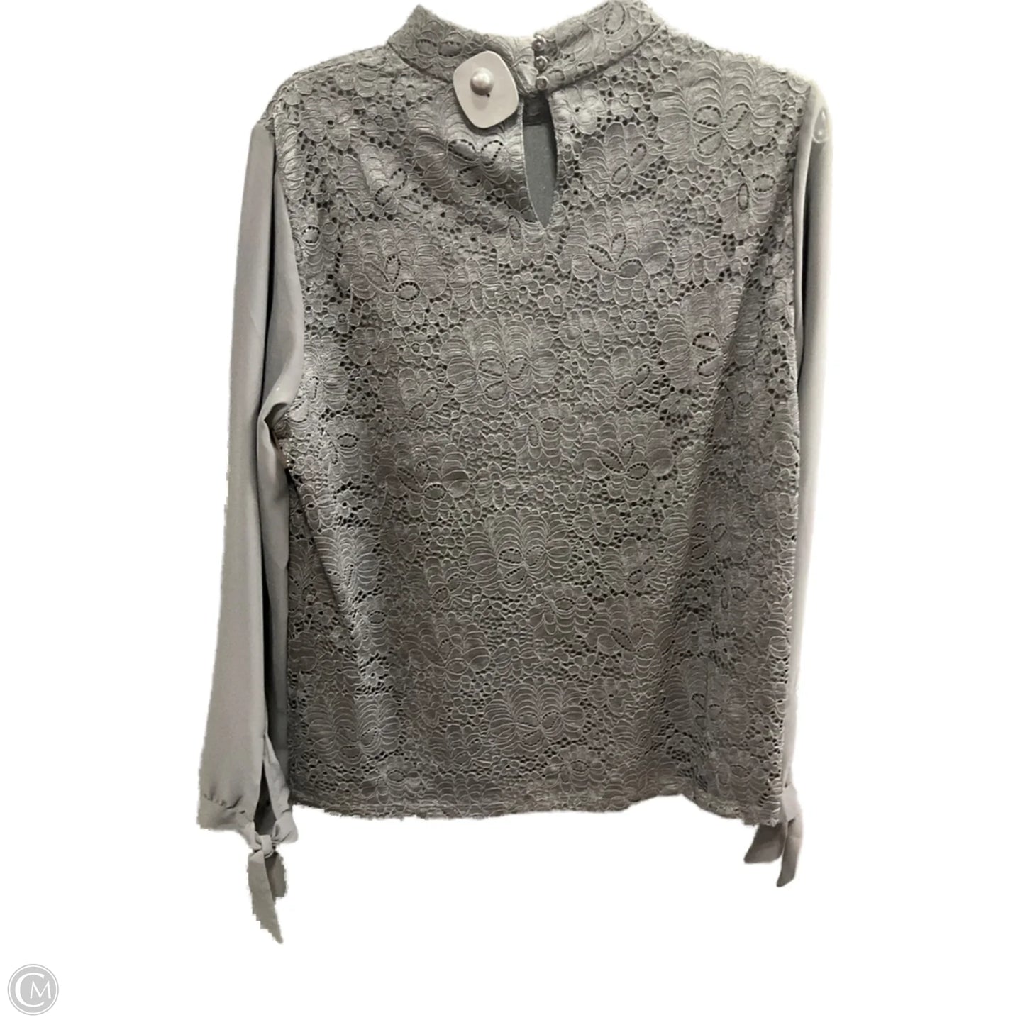 Top Long Sleeve By Rose And Olive In Black, Size: L