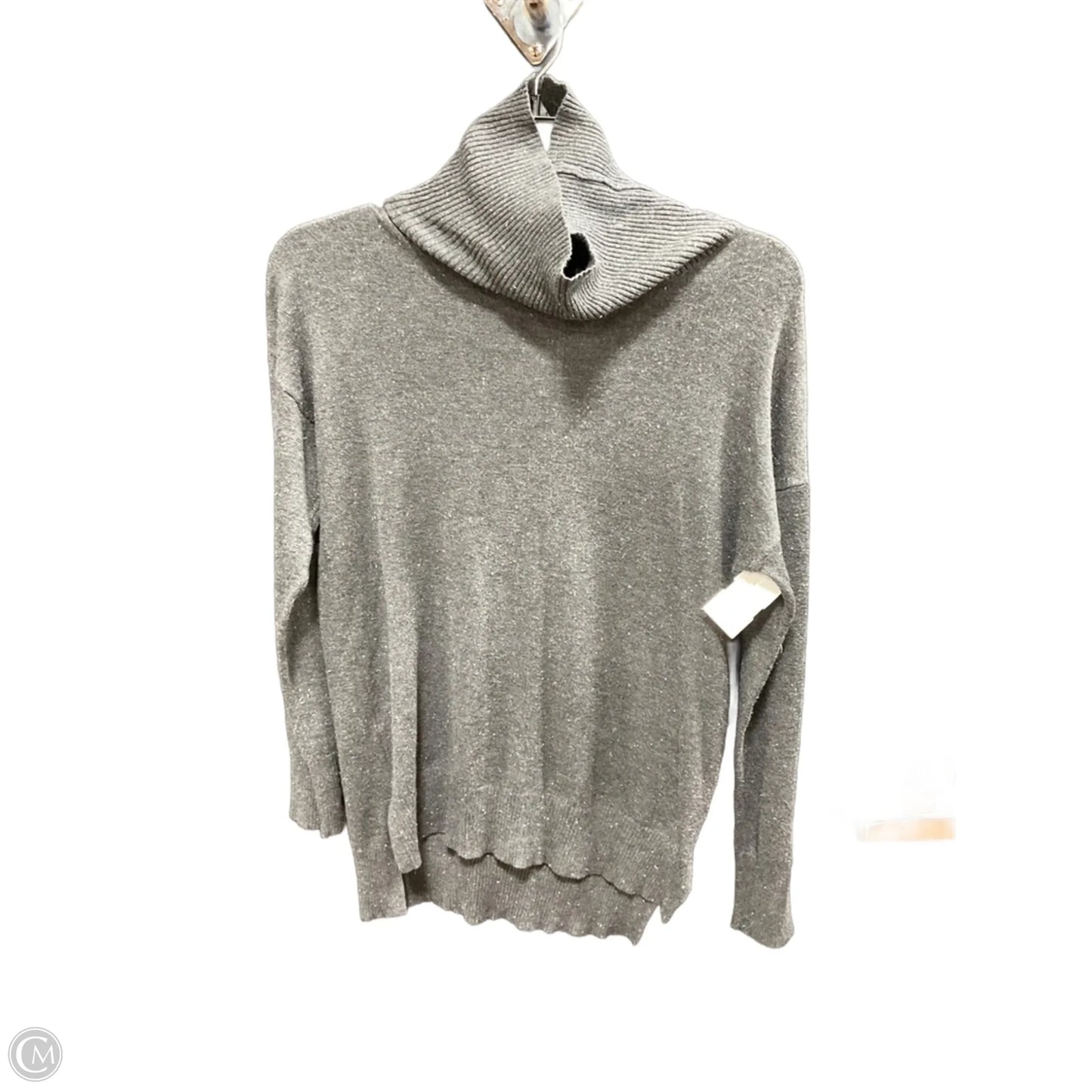 Top Long Sleeve Basic By Clothes Mentor In Grey, Size: S