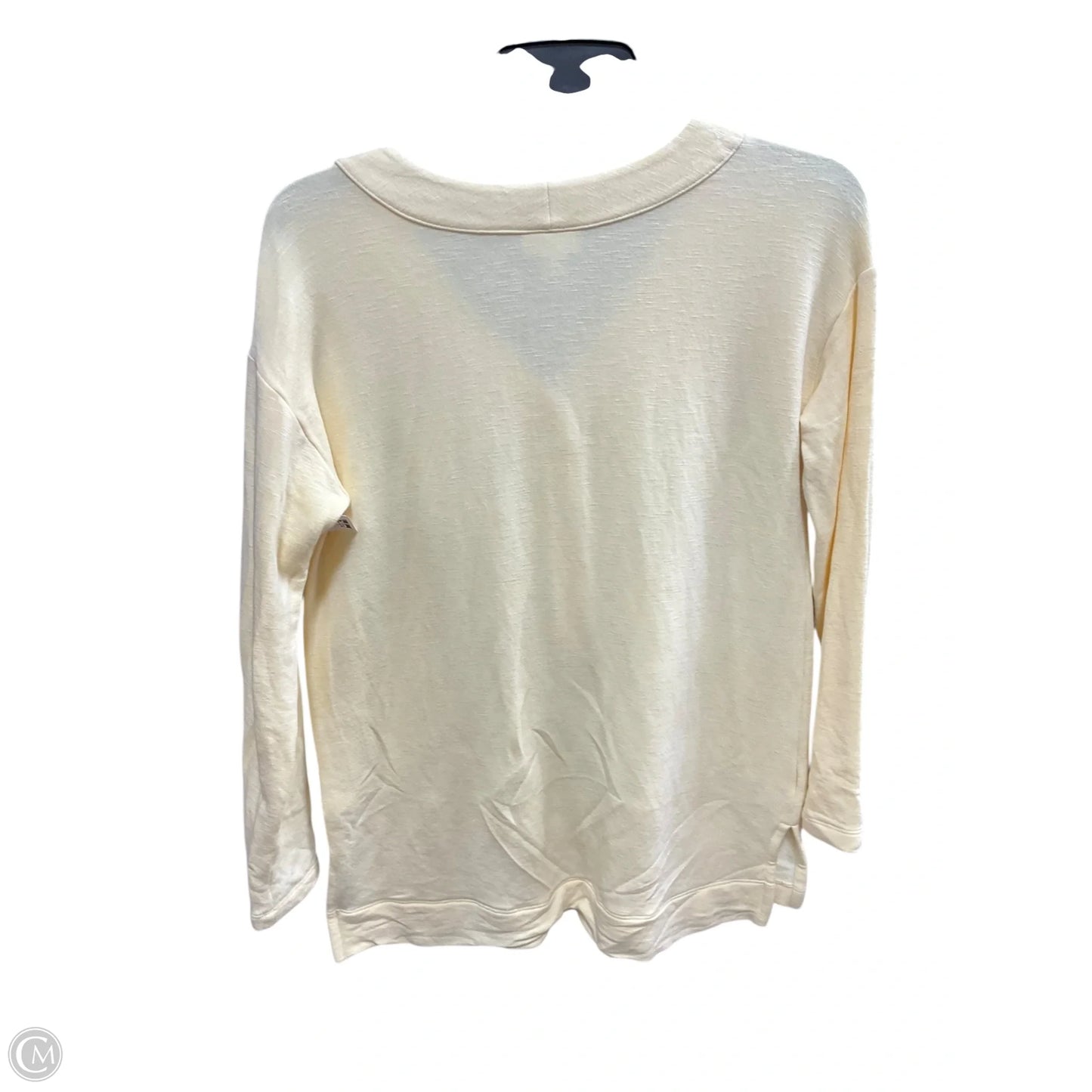Top Long Sleeve By J. Jill In Yellow, Size: Xs