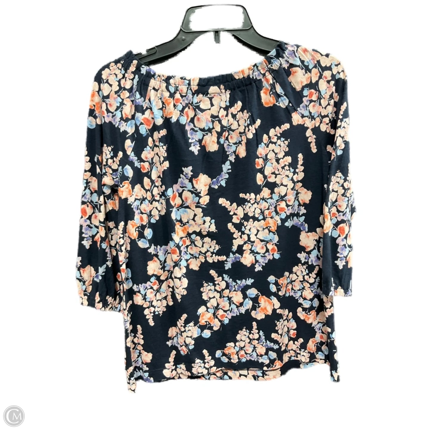 Top Long Sleeve By J. Jill In Floral Print, Size: Xs