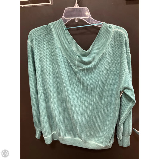 Top Long Sleeve By Clothes Mentor In Teal, Size: S
