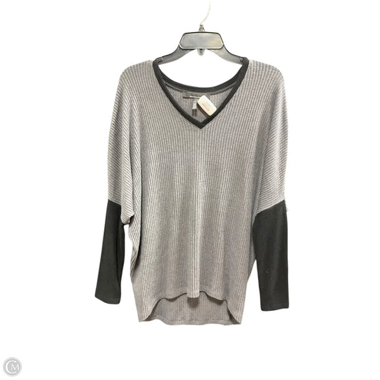 Top Long Sleeve By White House Black Market In Grey, Size: S