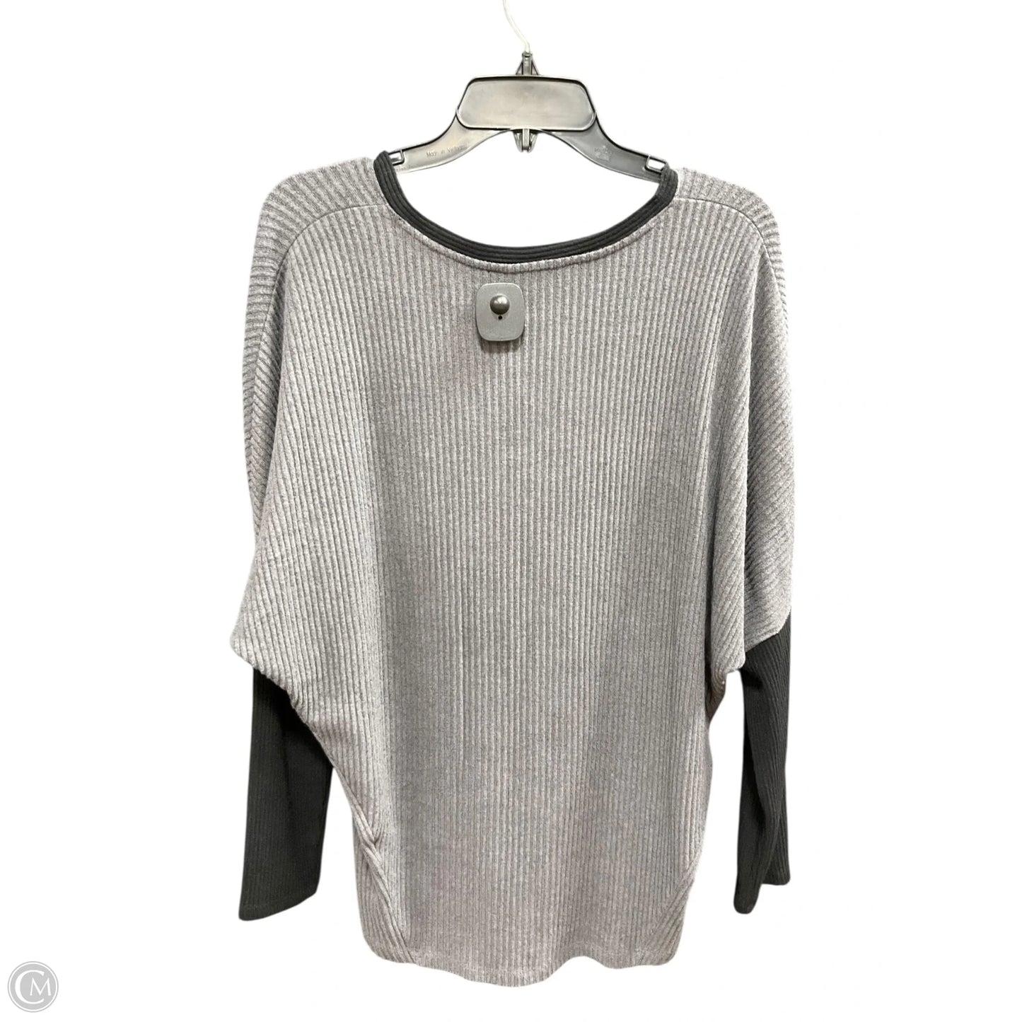 Top Long Sleeve By White House Black Market In Grey, Size: S