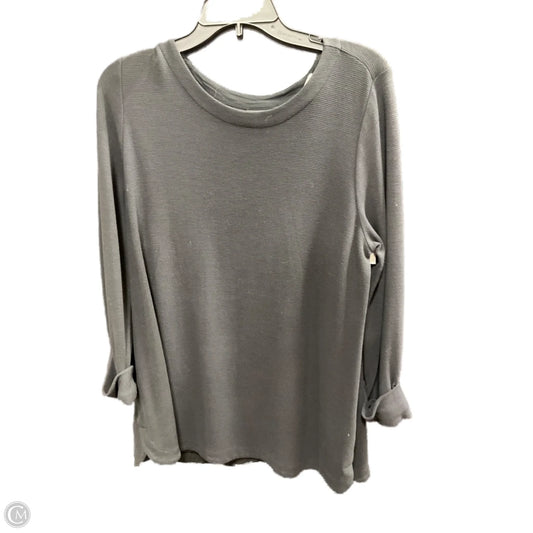 Top Long Sleeve Basic By J. Jill In Black, Size: L