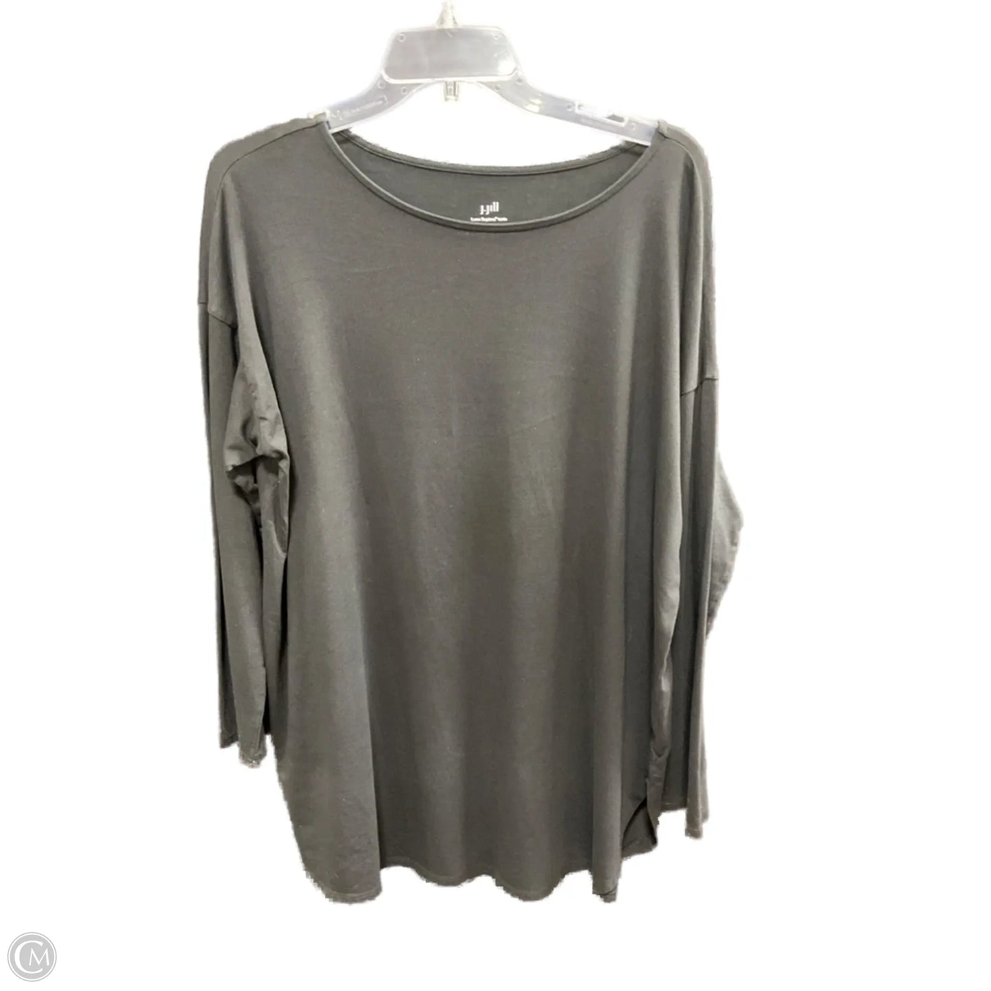 Top Long Sleeve Basic By J. Jill In Black, Size: L