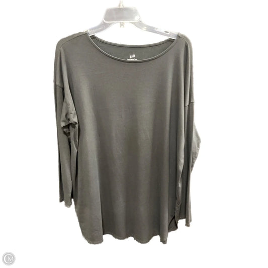 Top Long Sleeve Basic By J. Jill In Black, Size: L