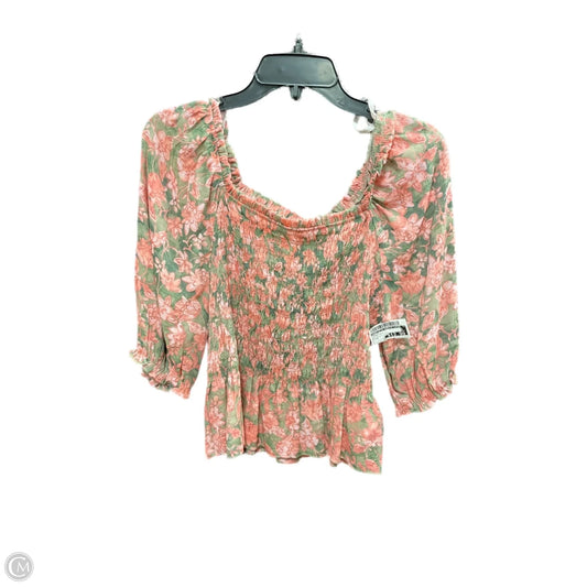 Top Long Sleeve By Nanette By Nanette Lepore In Floral Print, Size: S