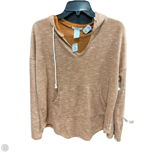 Sweatshirt Hoodie By Acemi In Orange, Size: M